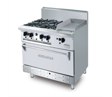 Bếp Âu 4 họng có lò nướng và rán phẳng Berjaya OB4 GG1B WOL