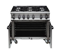 BẾP ÂU 6 HỌNG CÓ LÒ NƯỚNG DƯỚI FAGOR CGB7-61RH