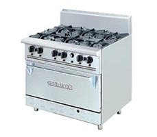 BẾP ÂU 4 HỌNG KÈM LÒ NƯỚNG BERJAYA DRO6L
