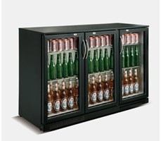 Tủ lạnh quầy bar mini 3 cánh kính OKASU SC-308F