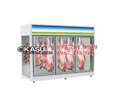 Tủ mát trưng bày thịt tươi OKASU - 09FE-4C