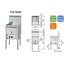 Bếp chiên FUJIMARK FGF18NB