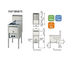 Bếp chiên FUJIMARK FGF18NB75