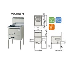 Bếp chiên FUJIMARK FGF21NB75