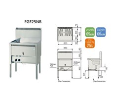 Bếp chiên FUJIMARK FGF25NB