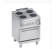 Bếp âu điện 4 họng có lò nướng Line 600 ATA K6ECU10FF