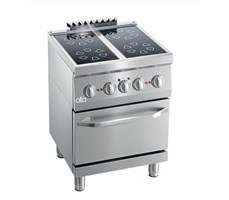 Bếp điện từ 4 họng có lò nướng Line 600 ATA K6EVC10FF