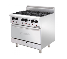 Bếp âu 4 họng có lò nướng Berjaya DRO6-17