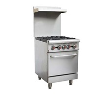 BẾP ÂU 4 HỌNG CÓ LÒ NƯỚNG DÚNG GAS EAGLE HDSGR-24