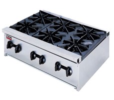  Bếp âu 6 họng dùng gas GHP-26