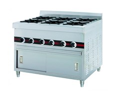 Bếp âu 6 họng dùng gas có tủ WTA-610A