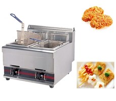 Bếp chiên đôi dùng gas loại 2 chảo, 2 giỏ WYA-772