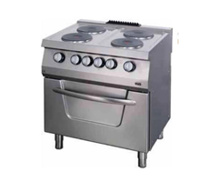BẾP ÂU 4 HỌNG DÙNG ĐIỆN CÓ LÒ NƯỚNG ĐIỆN Ozti OSOEF 8070           