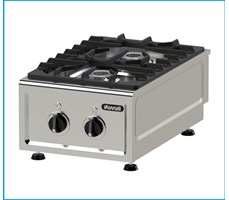 Bếp Âu 2 họng để bàn Nayati NGOB 4-60 AM