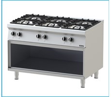 Bếp Âu 6 họng có chân đứng Nayati NGTR 12-75 ME