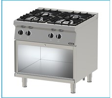 Bếp Âu 4 họng có chân đứng Nayati NGTR 8-75 ME