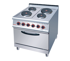 BẾP ĐIỆN TỪ 4 HỌNG CÓ LÒ NƯỚNG JUSTA JZH-TT-4