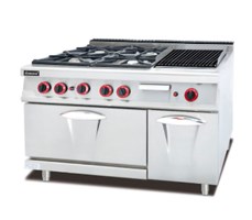 Bếp Âu 4 họng kèm bếp nướng GH-799