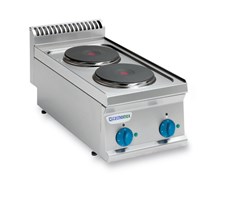 Bếp Âu 2 bếp dùng điện Tecnoinox PCR4E7