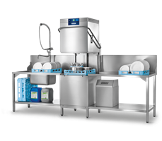 Máy rửa chén có hút mùi Hobart PROFI AMXS-10B