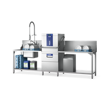Máy rửa chén hút mùi hai cấp độ Hobart PROFI TLW-10A
