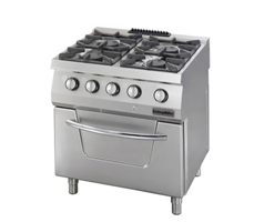 Bếp âu 4 họng có lò nướng Ozti OSOGEF 8070L