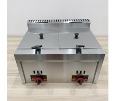 Bếp chiên nhúng gas đôi MH-72