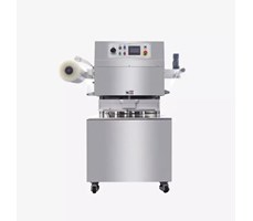Máy đóng gói hút chân không dạng mâm xoay HVT-450R-4S (Công nghệ đóng gói Skin kết hợp khí cải tiến - MAP) dành cho thực phẩm