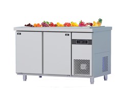 Bàn salad quạt gió 2 cánh inox BSQ.2MI1276