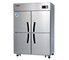 Tủ mát inox 4 cánh Lassele LS-1044R (quạt gió)
