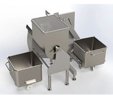 Máy trộn nhào thịt bằng thép không gỉ Dadaux PMX 275 MAX
