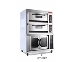 Lò nướng 2 tầng 4 khay dùng gas có ủ bột Hongling HLY-204EP