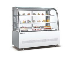 Tủ trưng bày bánh kính cong Meichu MK-15