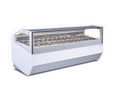 Tủ trưng bày kem gelato Smyrna New Long (30 Pans)