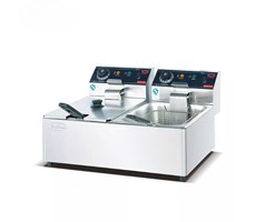 Bếp chiên nhúng điện 2 ngăn Kolner DF-6L-2