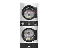 Máy sấy xếp chồng bỏ xu 15kg dùng gas Cleantech HG-300Rx2T