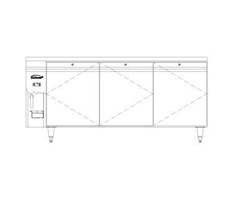 Bàn mát 3 cửa điều khiển từ xa Williams B3R(J)