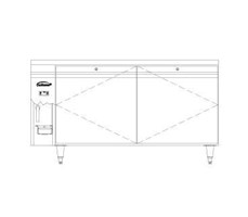 Bàn lạnh 2 cửa 3 chế độ Williams Emerald E2R(J) (điều khiển từ xa)