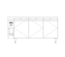 Bàn lạnh 3 cửa 3 chế độ Williams Opal O3R(J) (điều khiển từ xa)