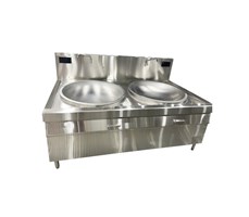 BẾP TỪ ĐÔI CHẢO LÕM LIỀN 30KW OKASU OKS-302LL 
