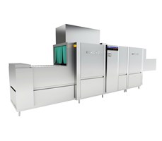 Máy rửa khay công nghiệp băng chuyền có chức năng sấy Hasonic HDF-561S