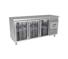 Bàn mát 3 cánh kính Kistem KIS-XFT17RG quạt gió