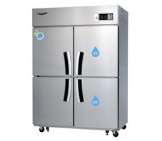 Tủ đông mát inox 4 cánh Lassele LS-1044HRF (quạt gió)