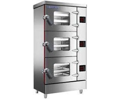 Tủ hấp công nghiệp 3 cửa dùng điện 9 khay CHINENG 