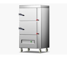 Tủ hấp cơm điện công nghiệp 2 cửa 12 khay CHINENG 