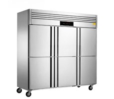 Tủ đông đứng 6 cánh 48 khay CHINENG CN-CPG-8014-1.6L6F-C48