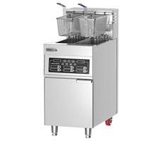 Bếp chiên nhúng 2 giỏ 2 ngăn dầu CHINENG CN-YDE-IDZL-9/220-2C-JU / CN-YDE-IDZL-9/380-2C-JJ