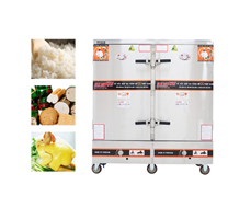 Tủ nấu cơm 24 khay dùng gas OKASU NS-THVNG24K304