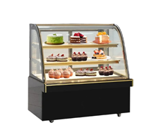 Tủ bánh kem 3 tầng 1m2 kính cong M750A 