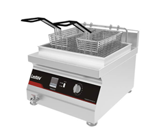 Máy chiên ngập dầu cảm ứng để bàn hai giỏ Lestov LT-TZL-B105